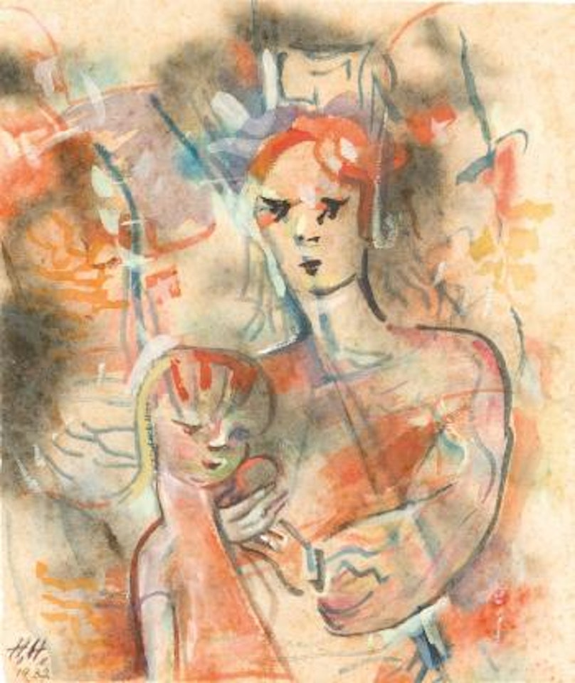 Mutter-Kind-Darstellung by Hannah Höch