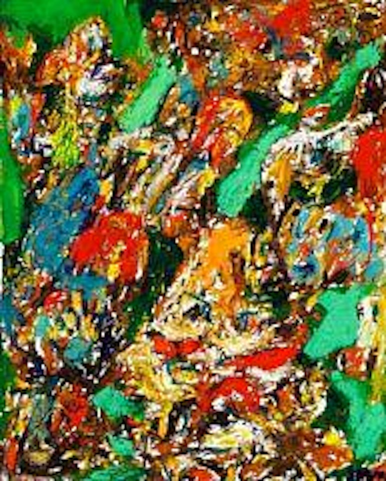 Happy pigs by Asger Jorn