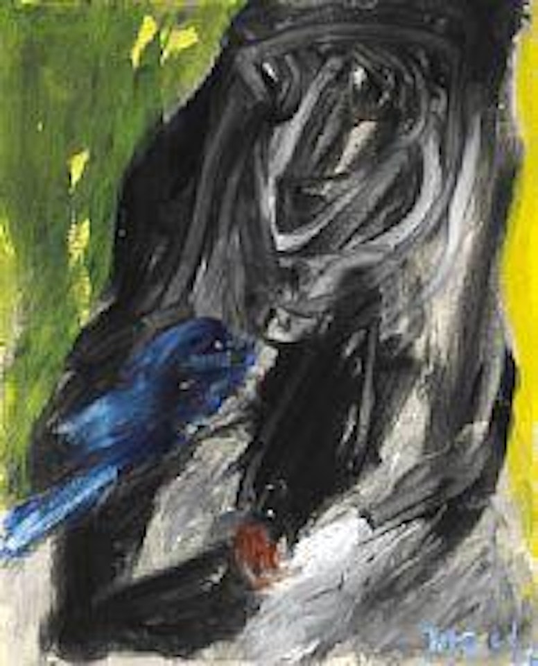 The Blue Bird by Asger Jorn