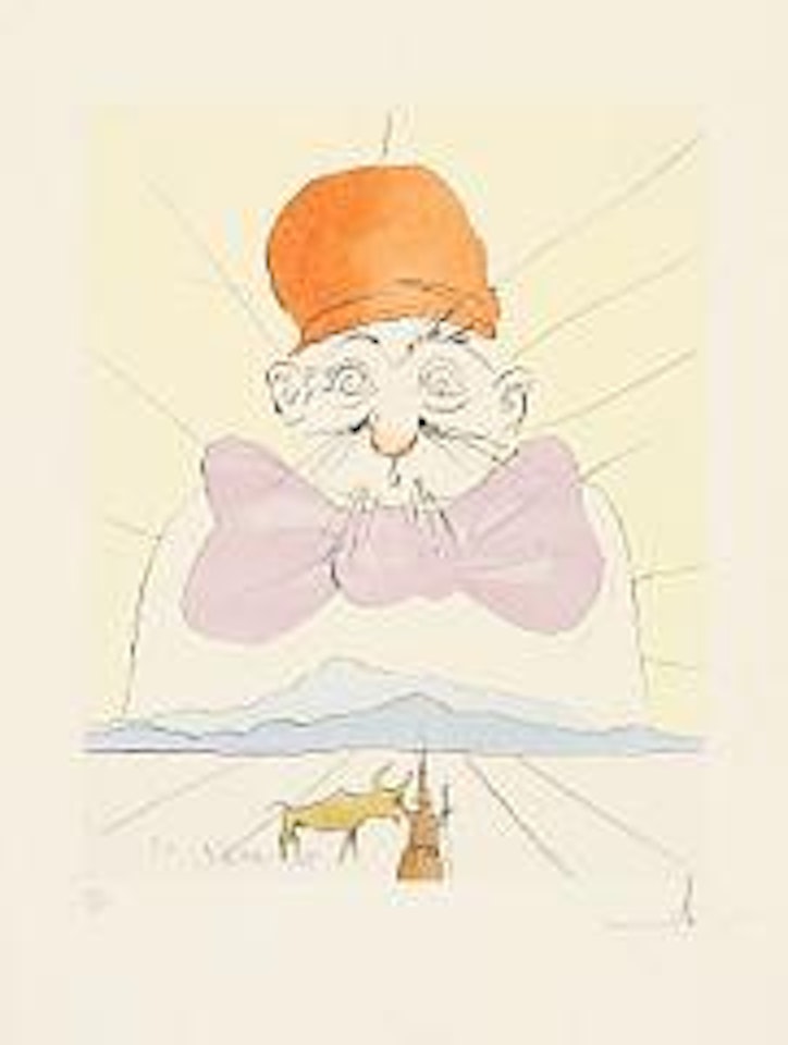 Kosanaga chojo (The princess and the herd boy) from the series Japanese Fairy Tales by Salvador Dali