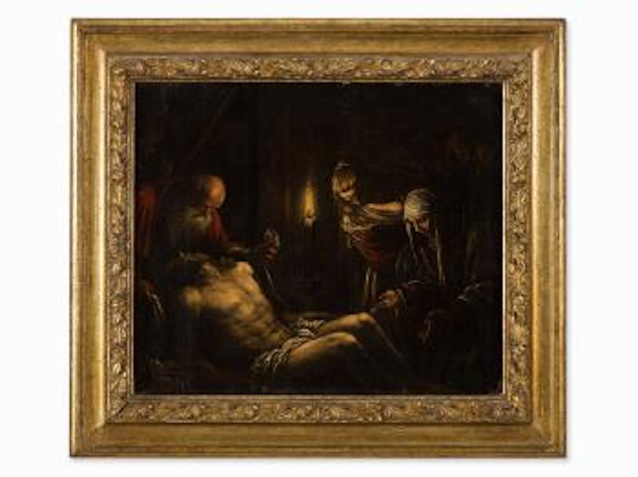 Descent from the Cross by Leandro Bassano