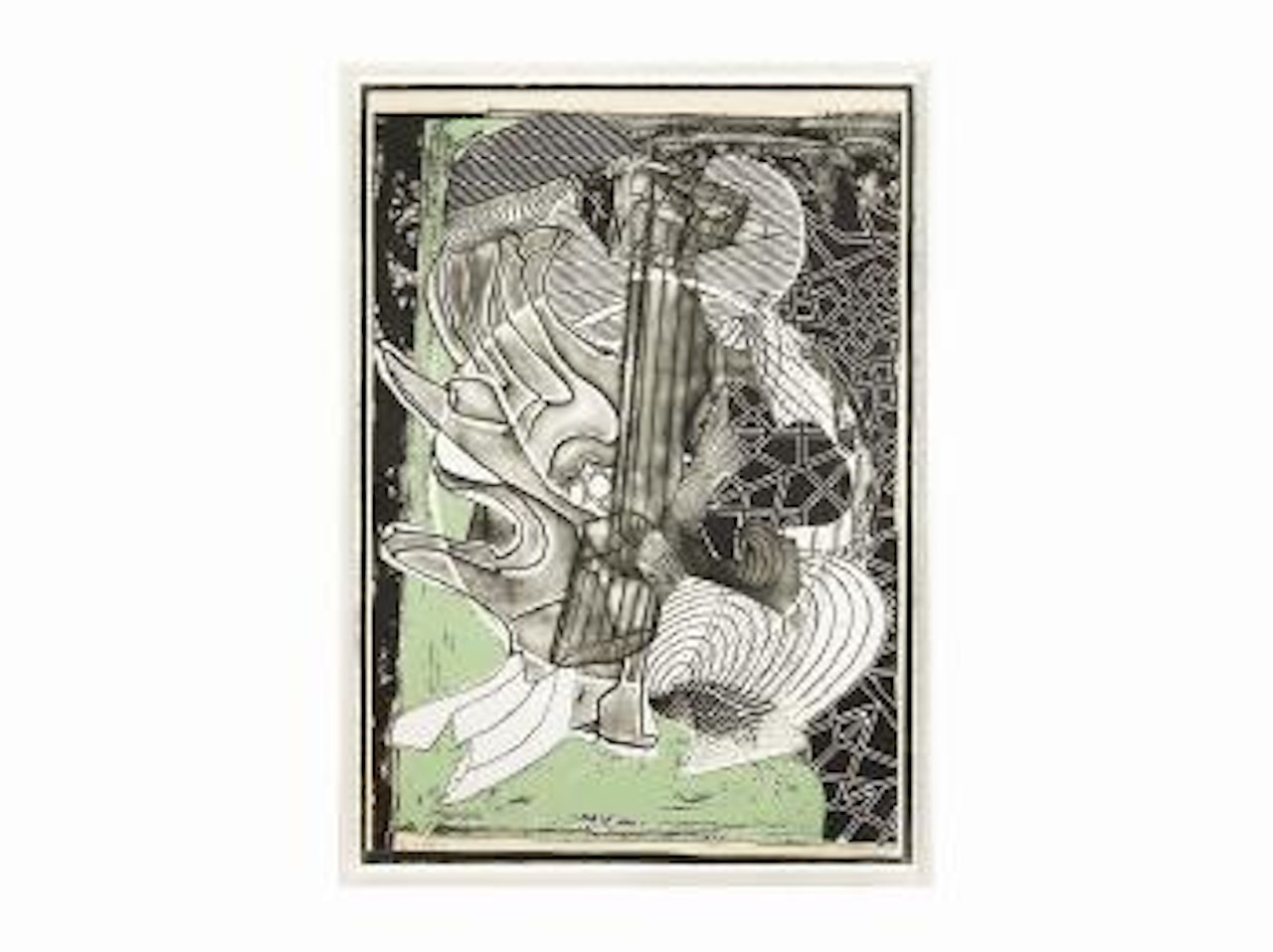 The Fossil Whale by Frank Stella