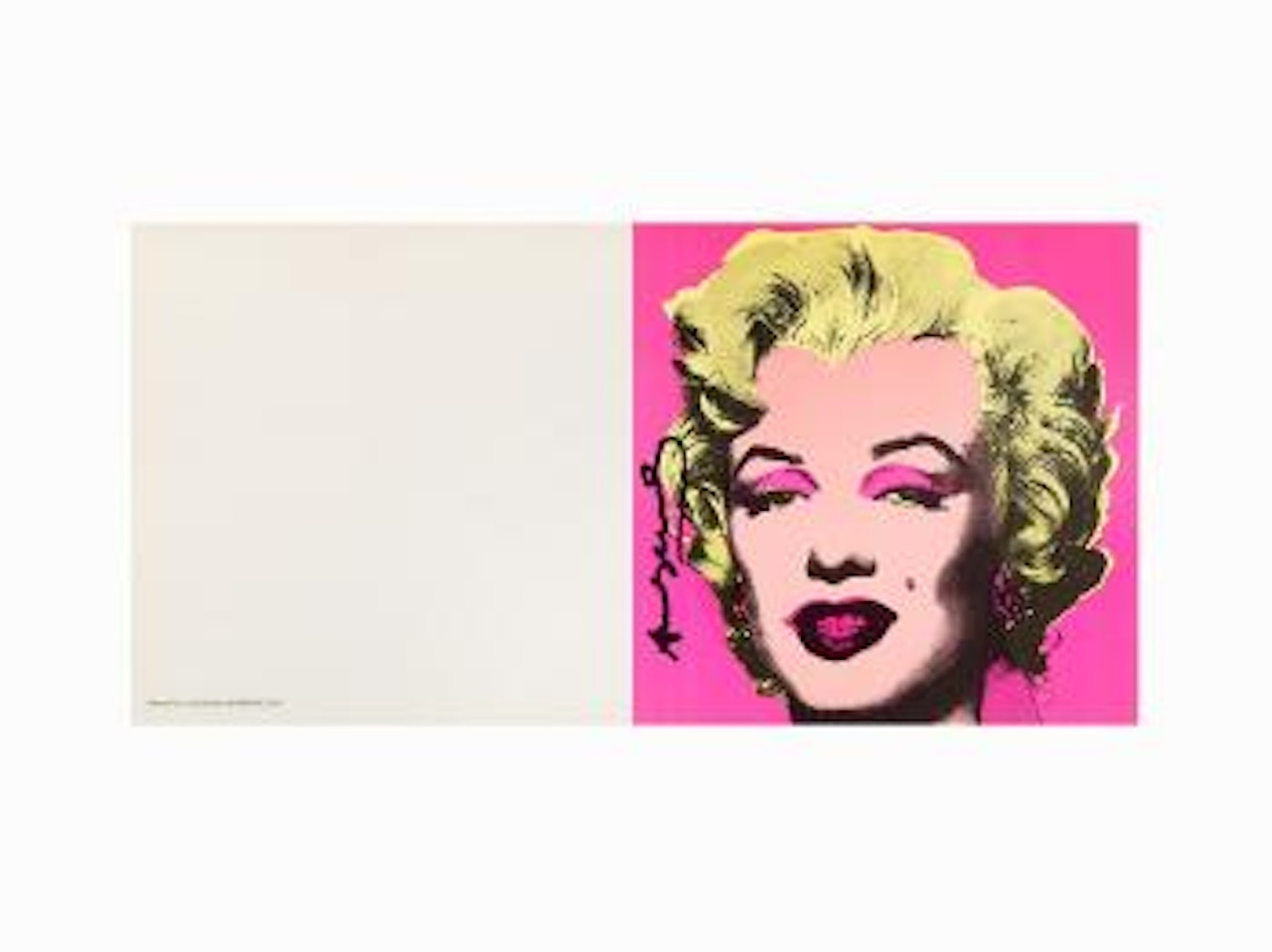 Marilyn Invitation by Andy Warhol