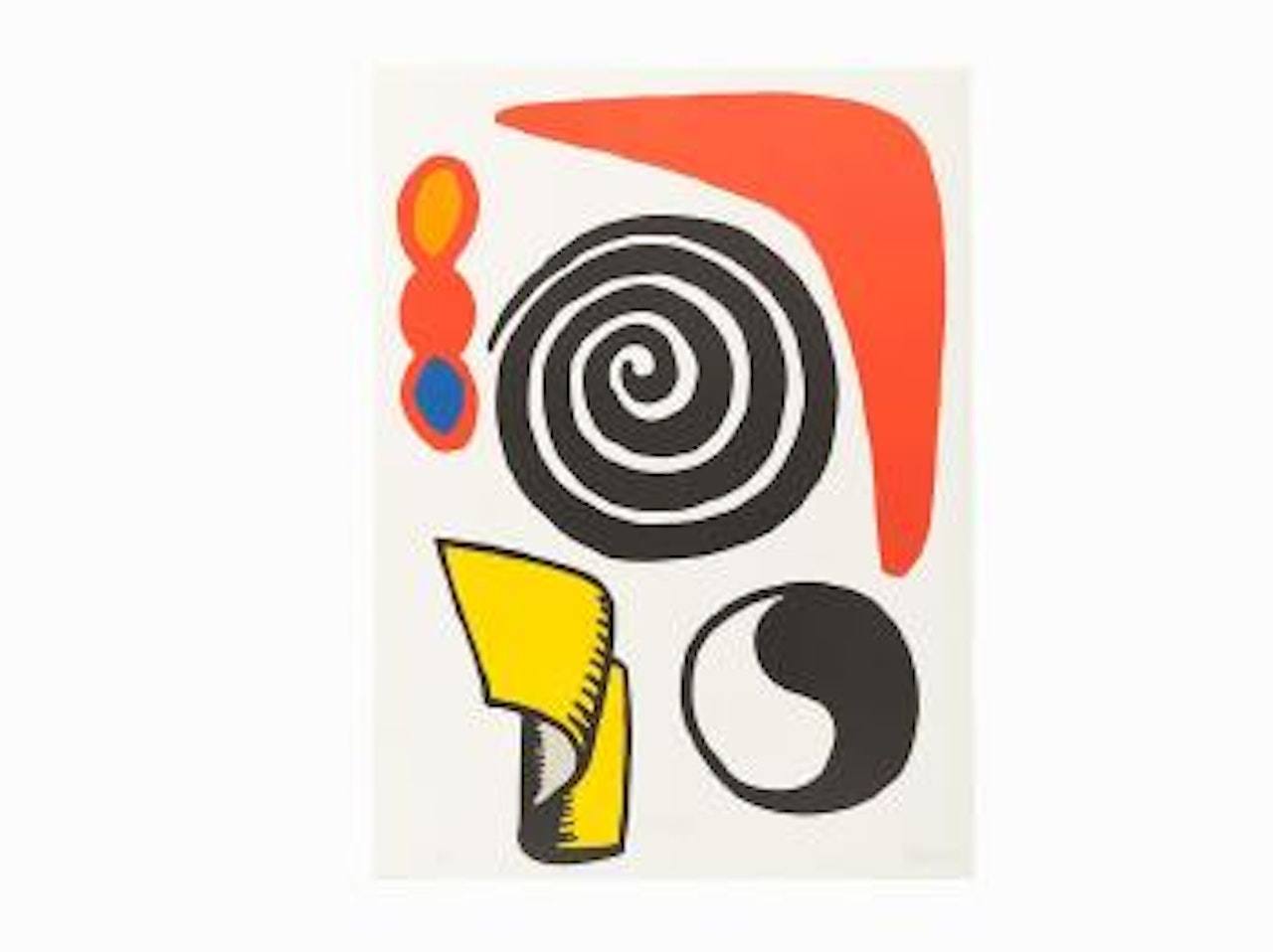 Composition with Spiral by Alexander Calder