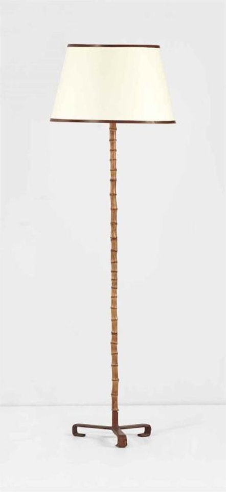 Lampadaire 'Bambou' by Jacques Adnet