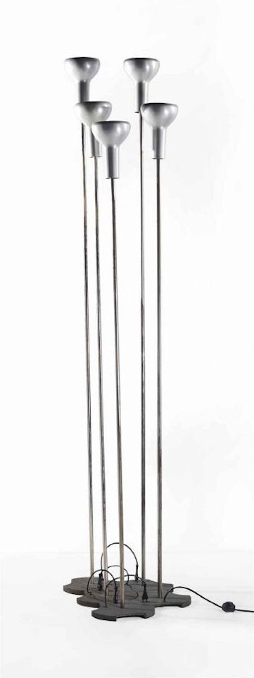 Ensemble De Cinq Lampadaires 1073/5 by Gino Sarfatti
