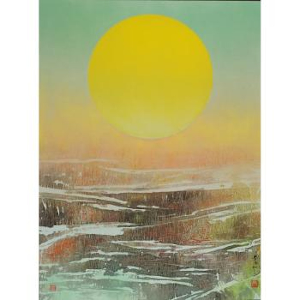 Sunrise at Xing Xiu Hai by Liu Kuo-Sung (Liu Guosong)