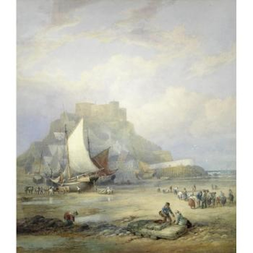 Mont Orgueil Castle, Jersey by Edward Duncan