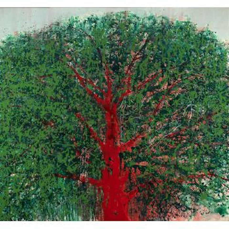 Red Tree by Mao Xuhui