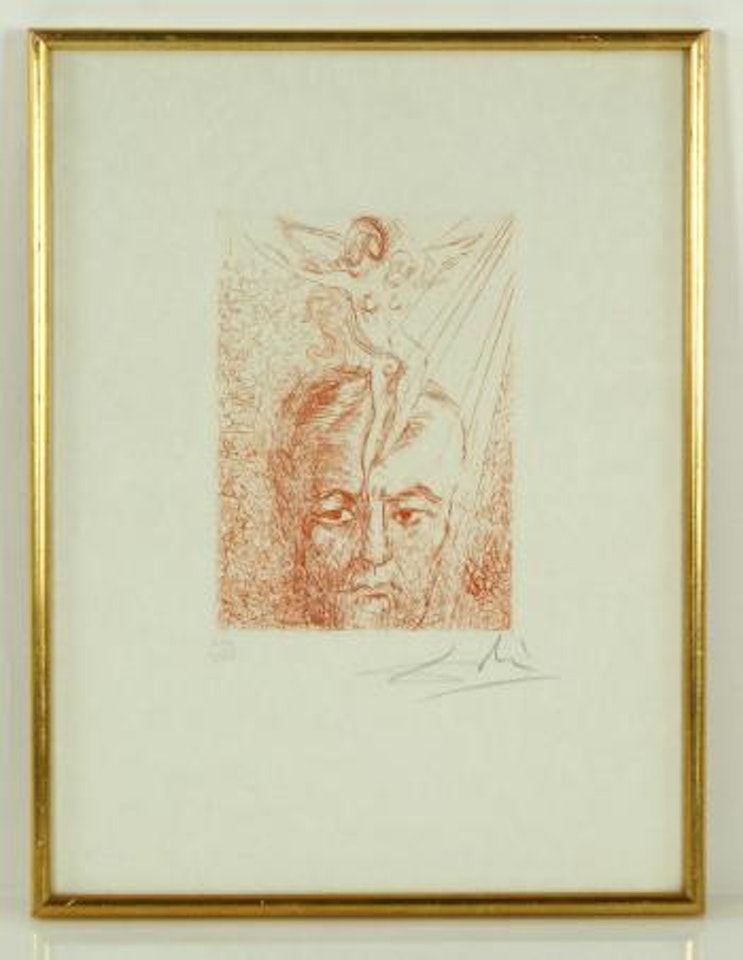 Famous Men, Sigmund Freud by Salvador Dali