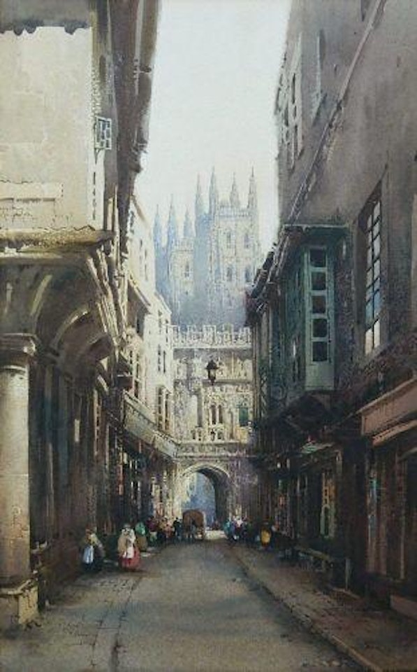 European Street Scene by Noel Harry Leaver