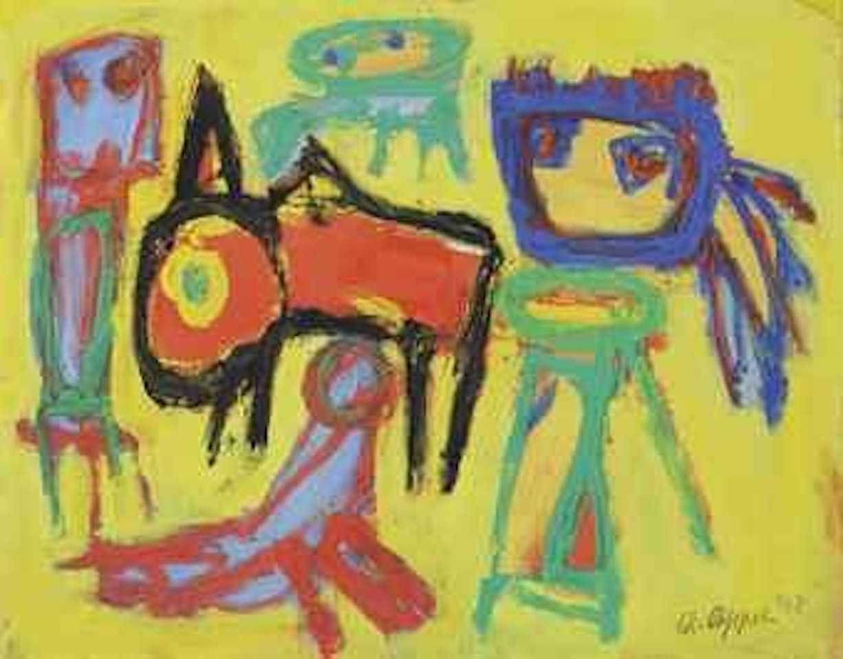 Figuren en Dieren by Karel Appel