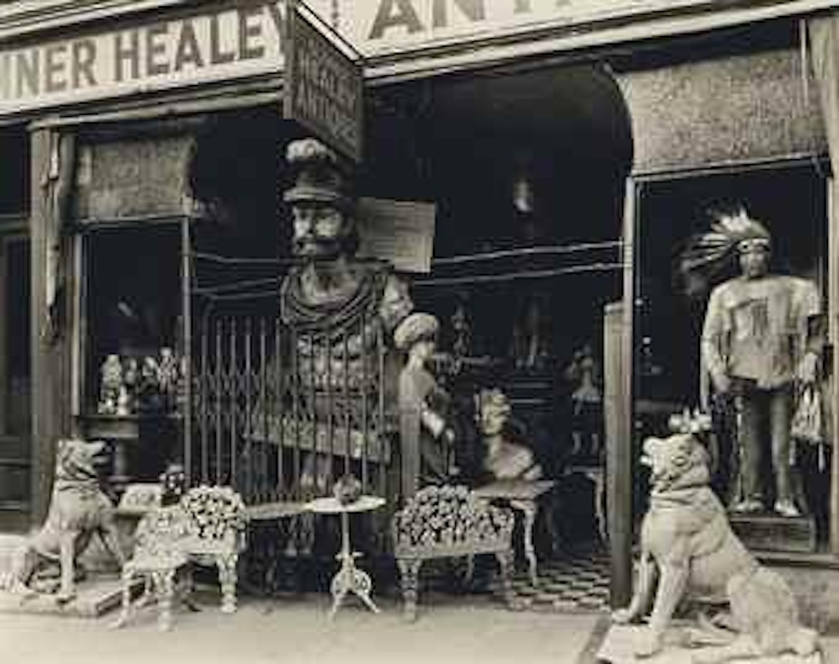 Sumner healy antique shop, 942 3rd Ave., Manhattan, New York by Berenice Abbott