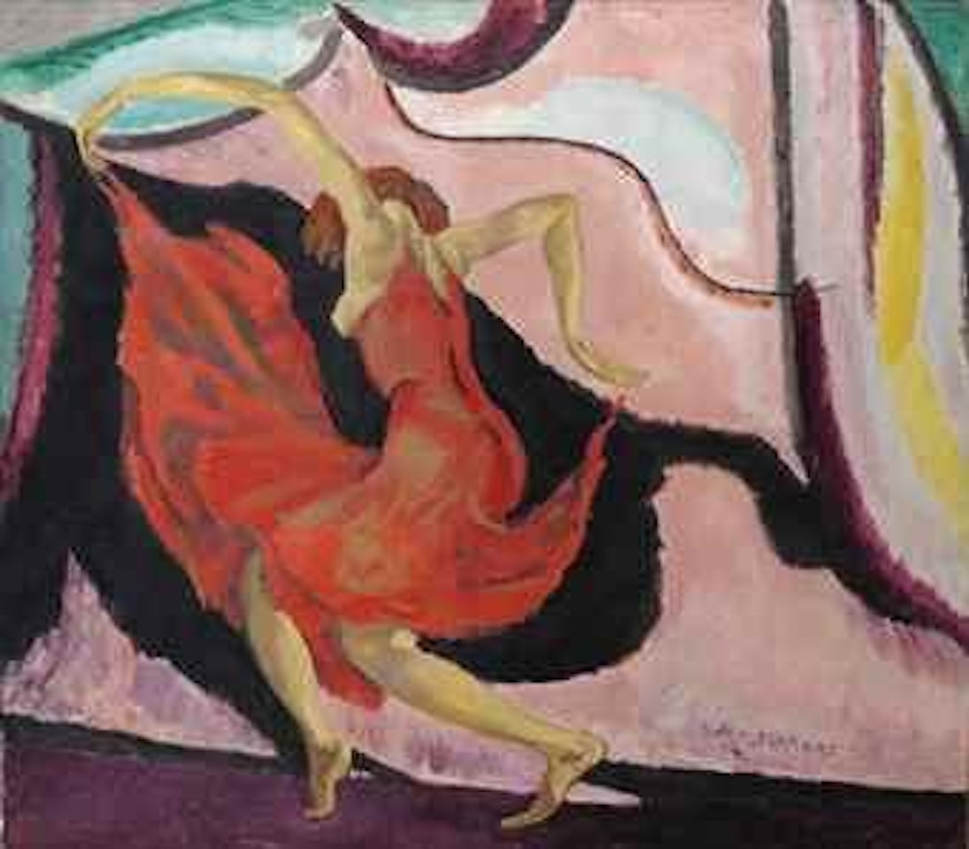 Gertrud Leistikow dancing by Jan Sluyters