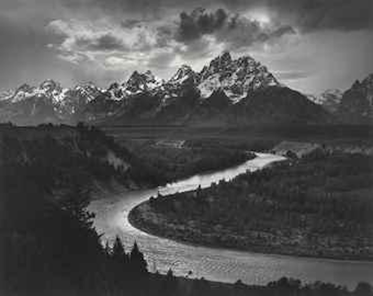 The Tetons and the Snake River, Grand Teton National Park, Wyoming by Ansel Adams