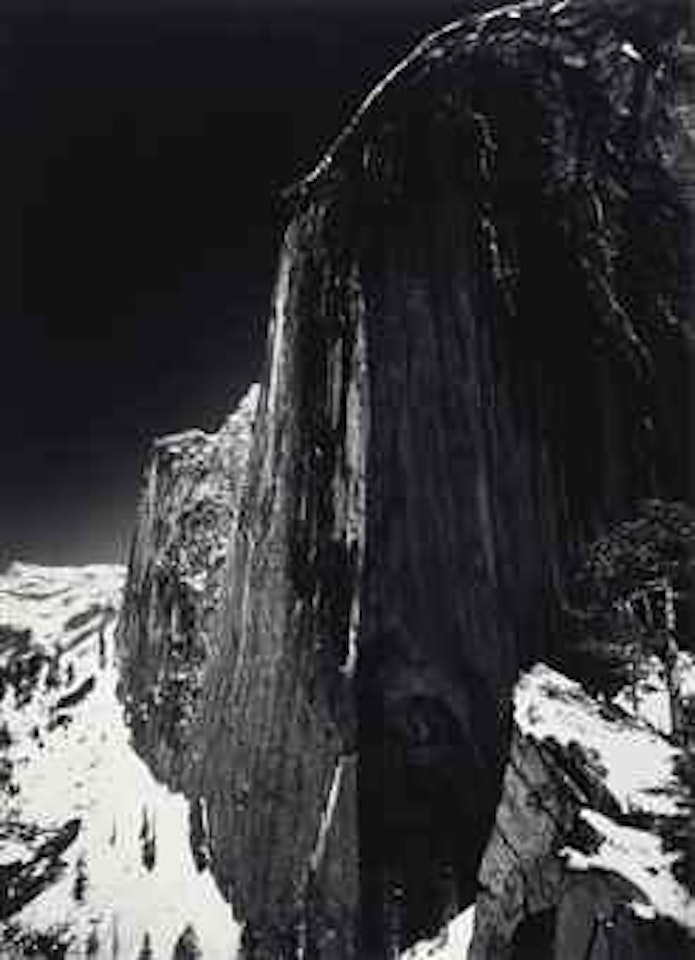 Monolith, the face of Half Dome, Yosemite National Park by Ansel Adams