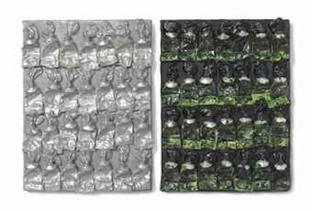 Monochrome accumulation no. 10 by Arman