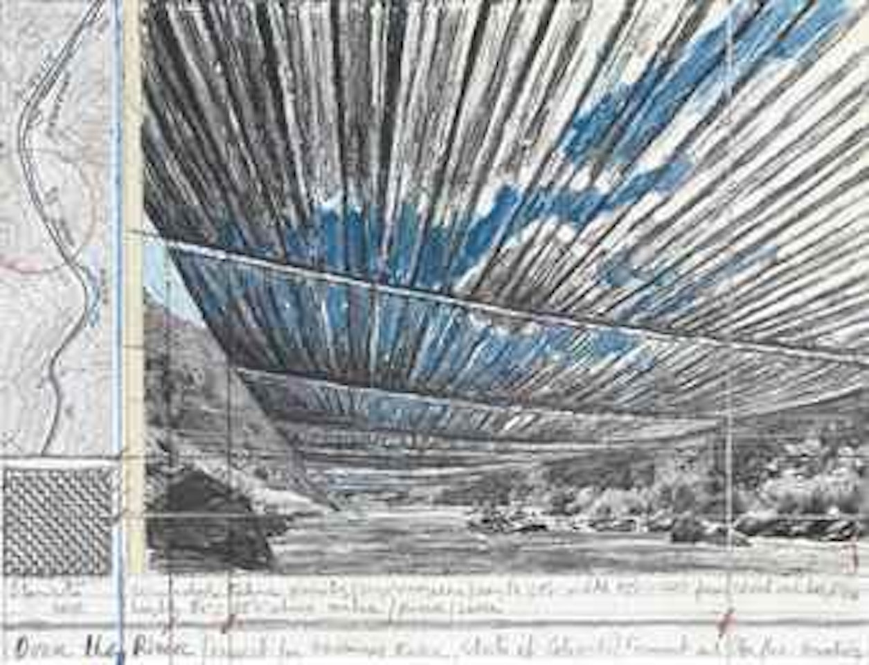 Over the River (Project For Arkansas River, State Of Colorado) Fremont And Chaffee Counties by Christo