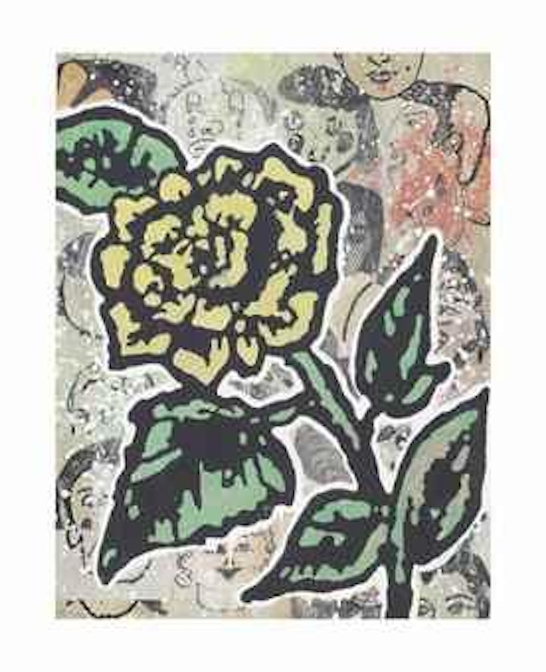 Chinese flower by Donald Baechler