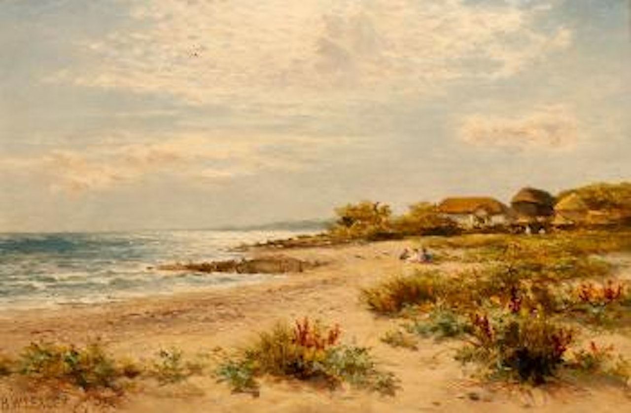 Horned Poppies on the Coast by Benjamin Williams Leader
