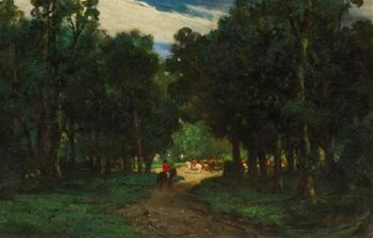 Hunt Scene by Gustave Courbet