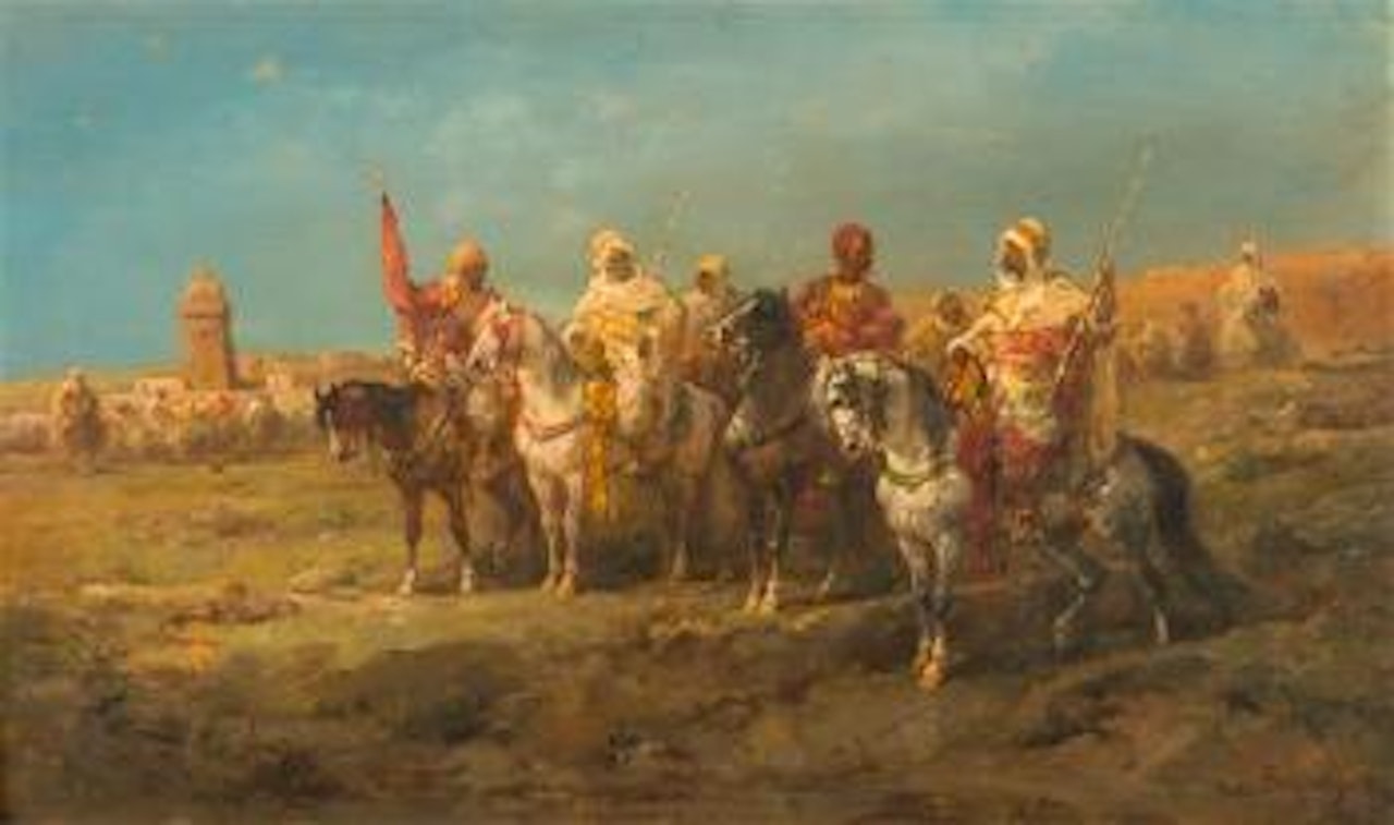 Discussing the Route by Adolf Schreyer