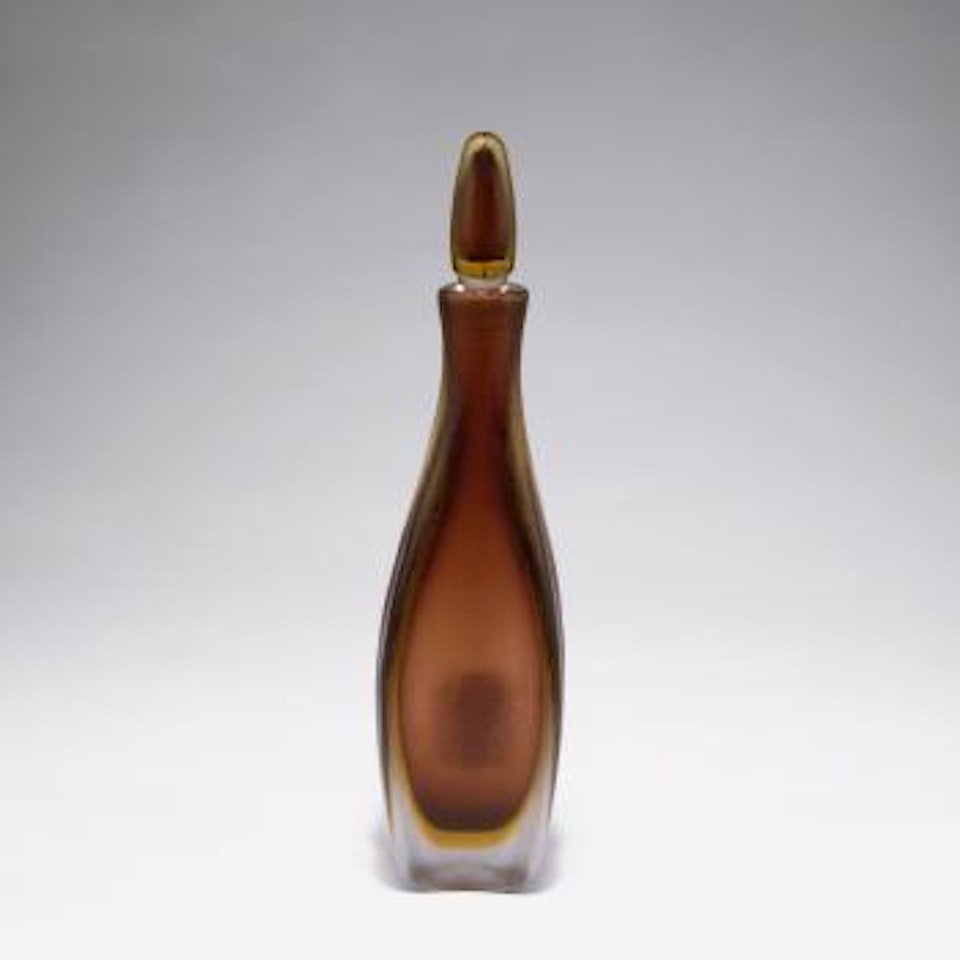 'Inciso' bottle and stopper by Paolo Venini