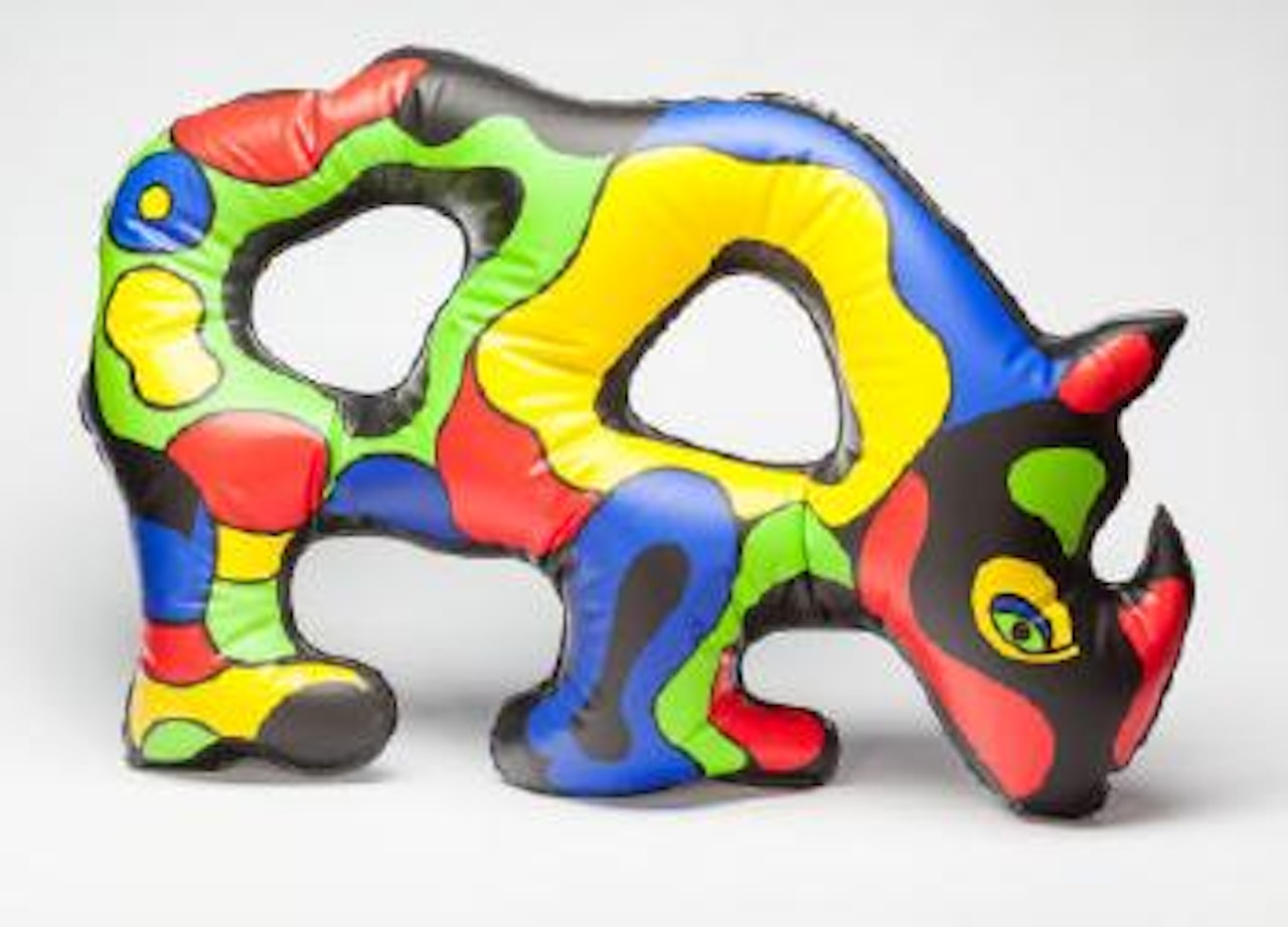 Inflatable Rhino by Niki de Saint Phalle