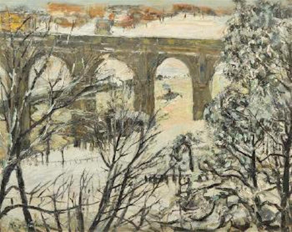 High Bridge, Harlem River, New York by Hayley Lever