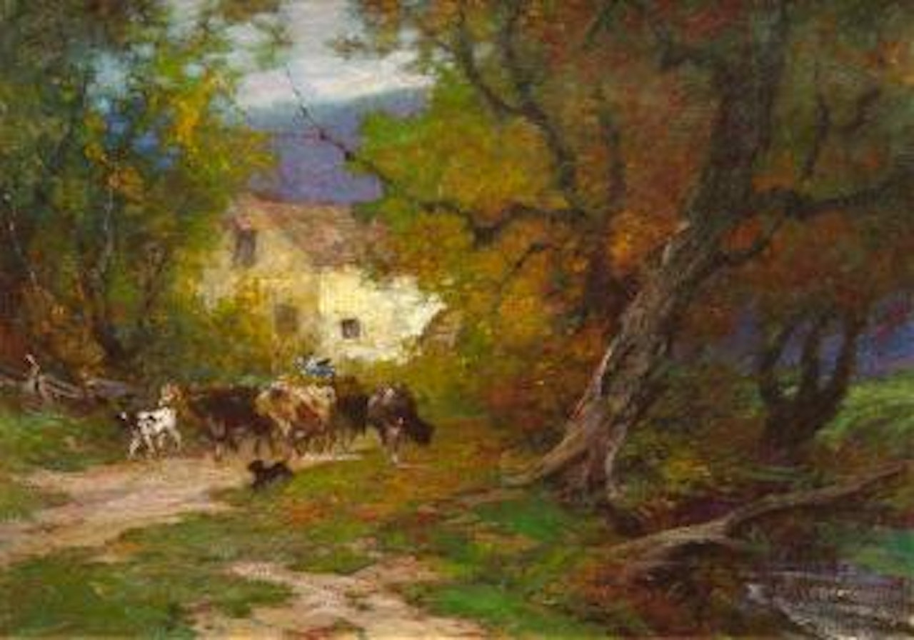Old Mill on Brandywine by Edward Henry Potthast