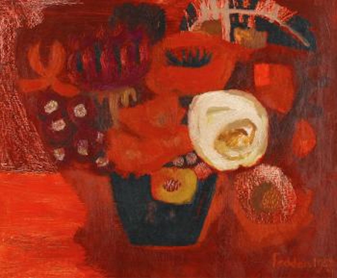 Red Flowers by Mary Fedden