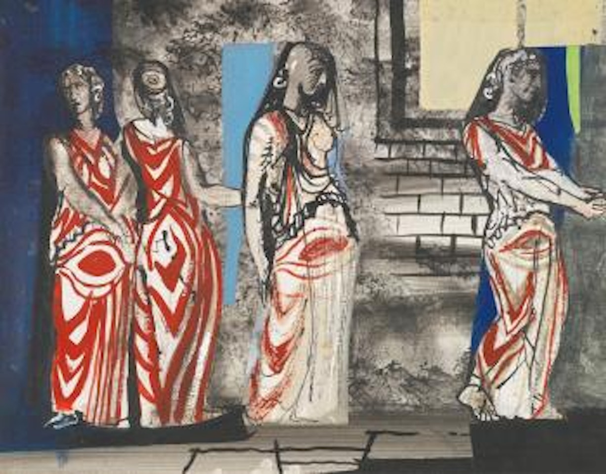 Standing figures - Ballet Project by John Piper