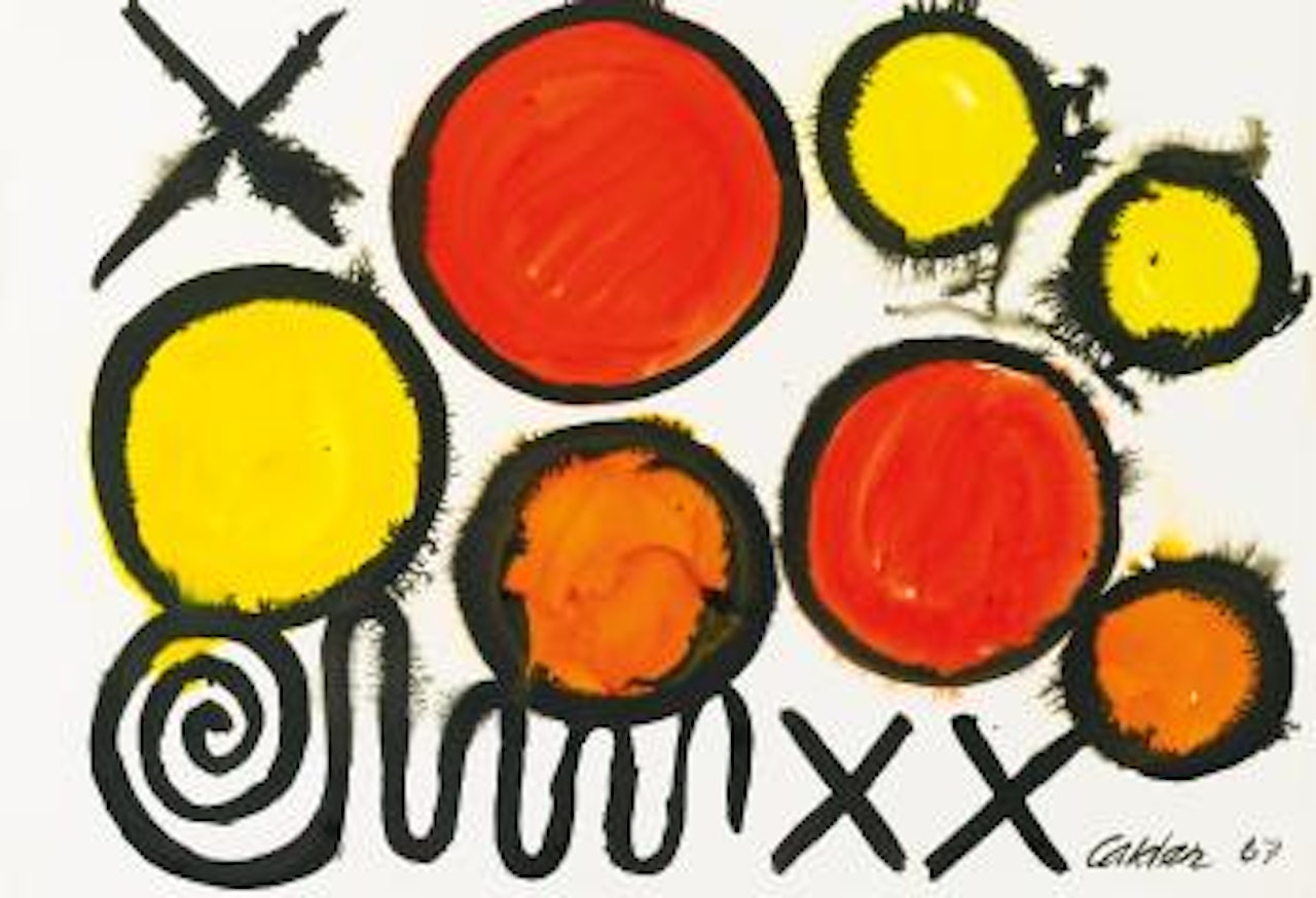 Orbs and Crosses by Alexander Calder