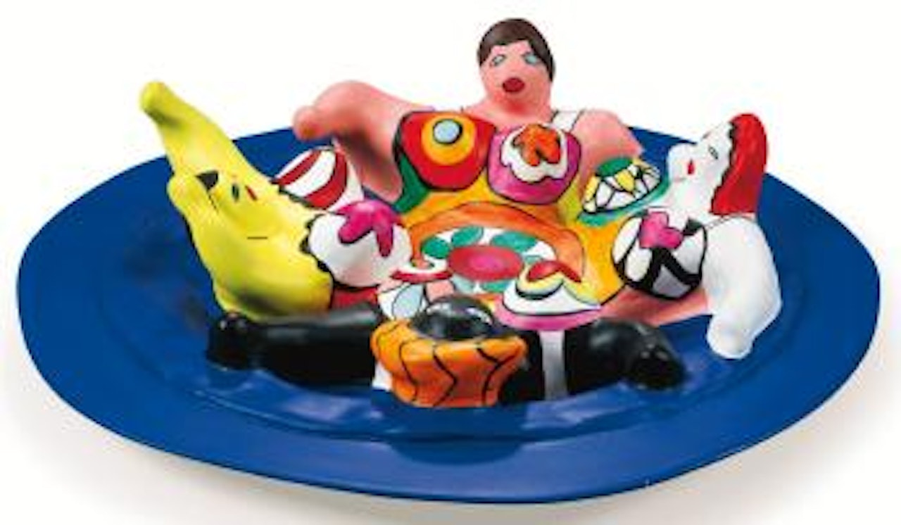 L'assiette aux quatre nanas by Niki de Saint Phalle