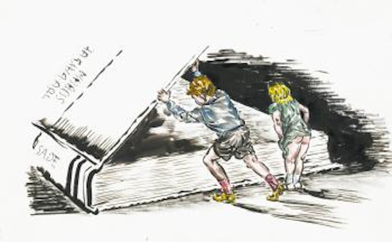 No Title (180 Days of Sodom) by Raymond Pettibon