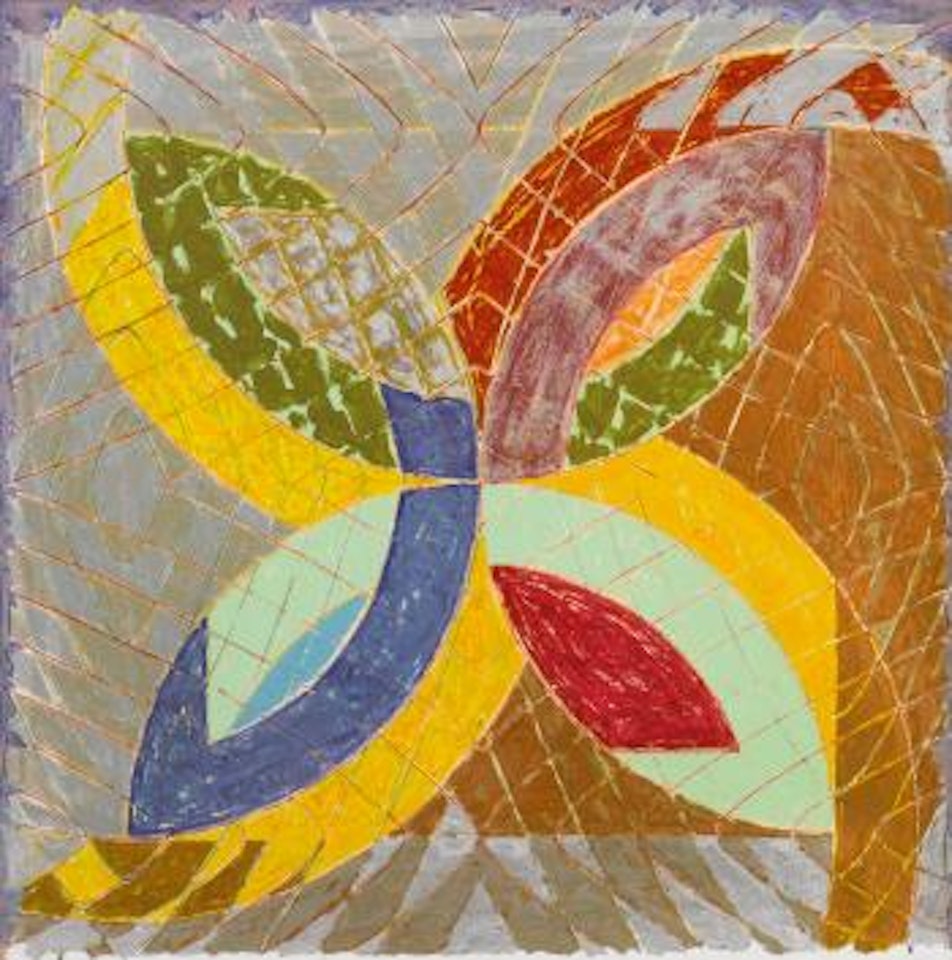 Untitled (polar co-ordinate) by Frank Stella