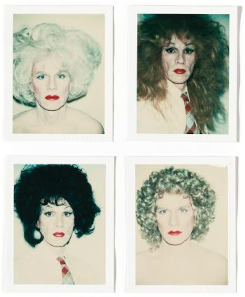 Self-portrait in Drag by Andy Warhol