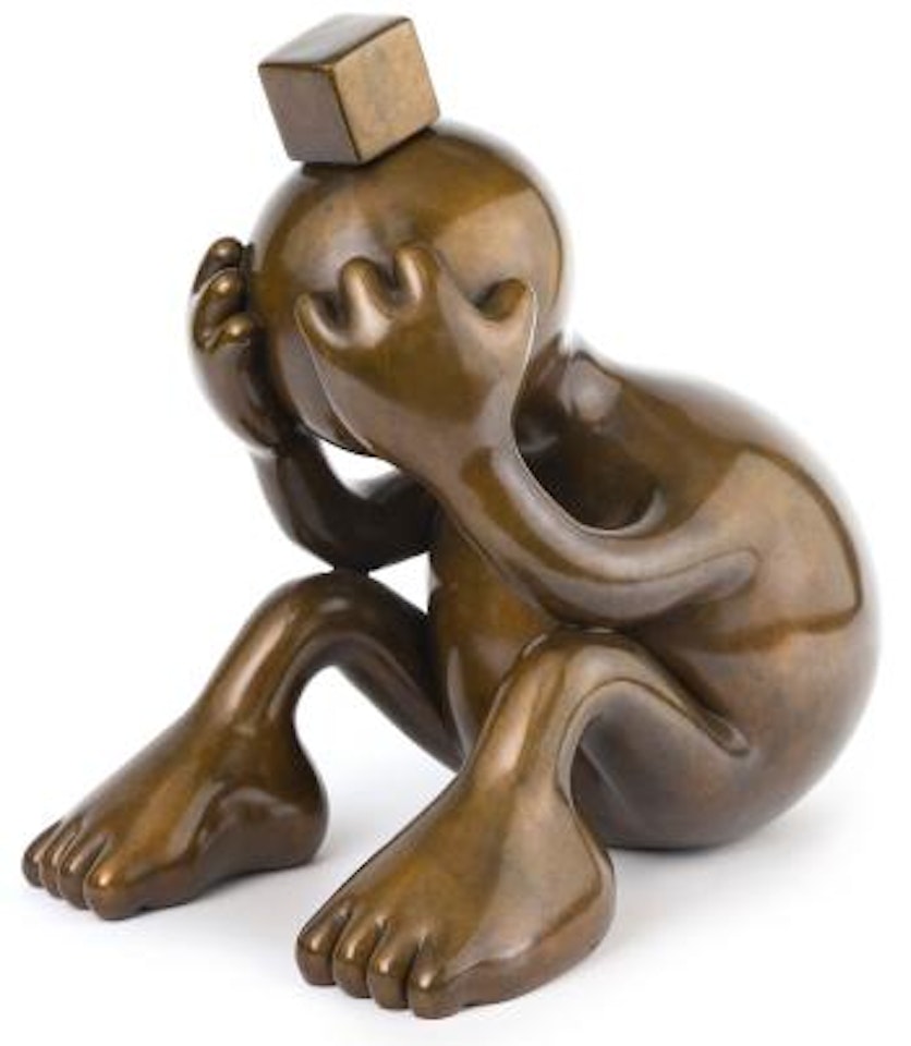 Sad sphere by Tom Otterness