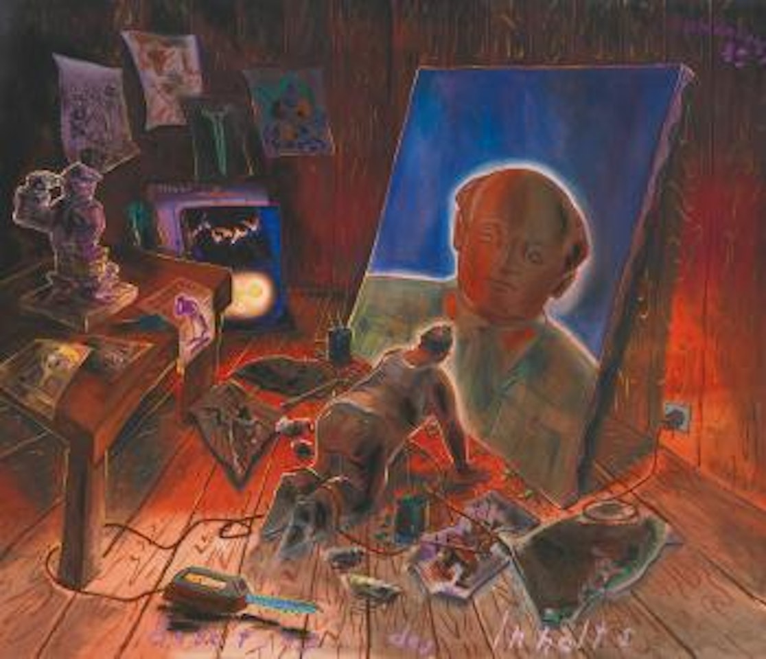 Anbetung des Inhalts by Jörg Immendorff