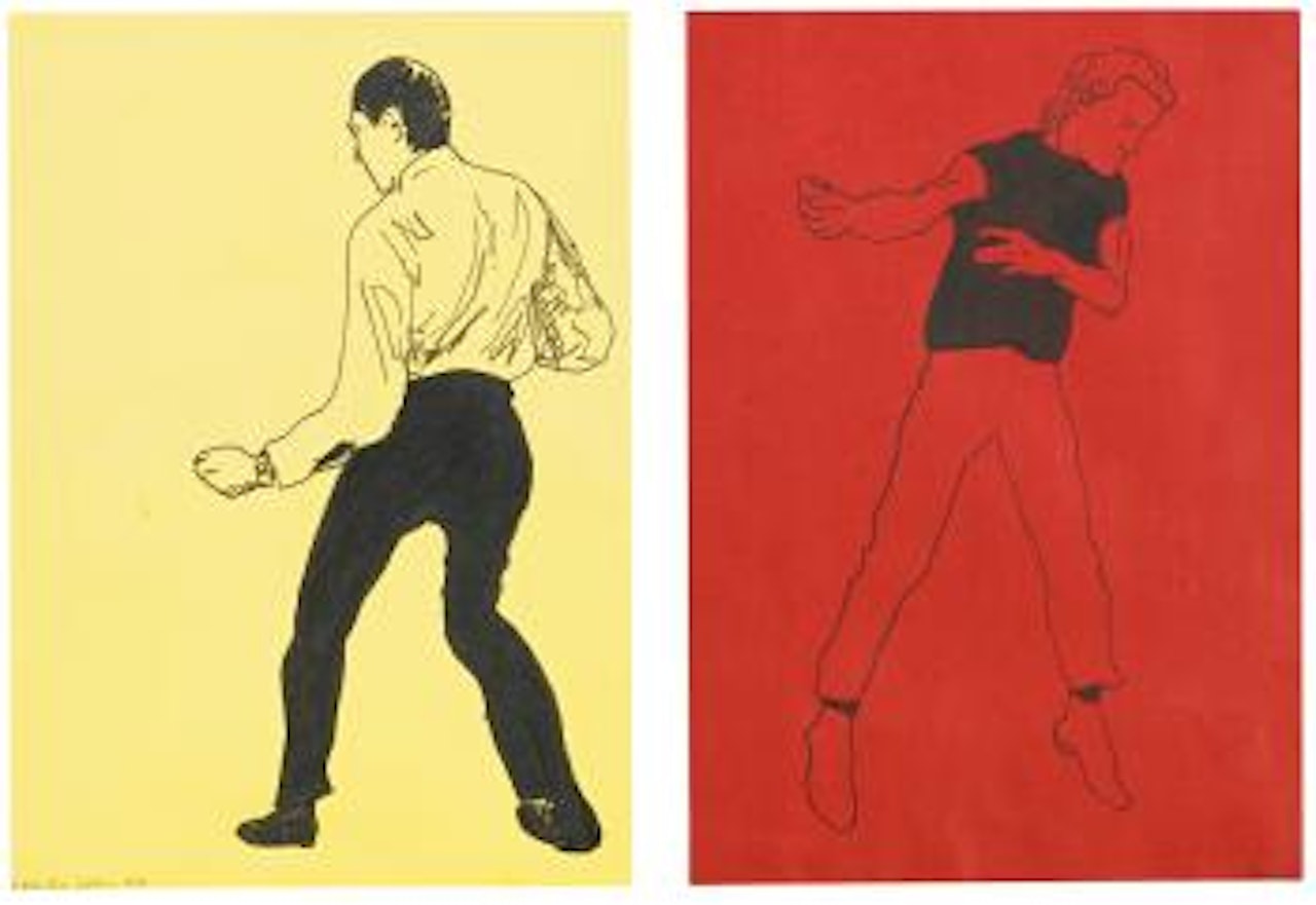 Study for Jet Boys by Robert Longo