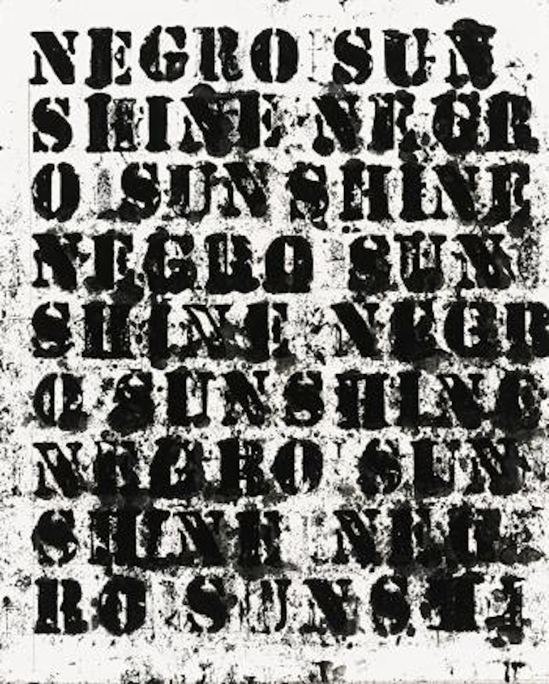Study for Negro Sunshine II #13 by Glenn Ligon