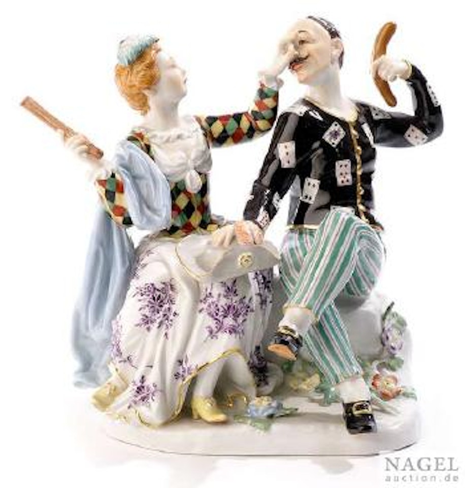 Harlekin und Columbine by Johann Joachim Kändler