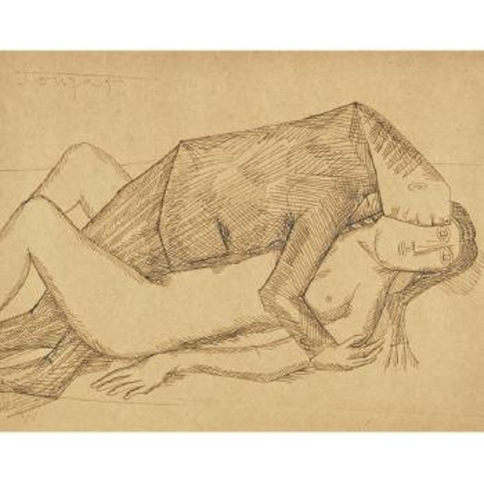 Untitled (Couple) by Francis Newton Souza