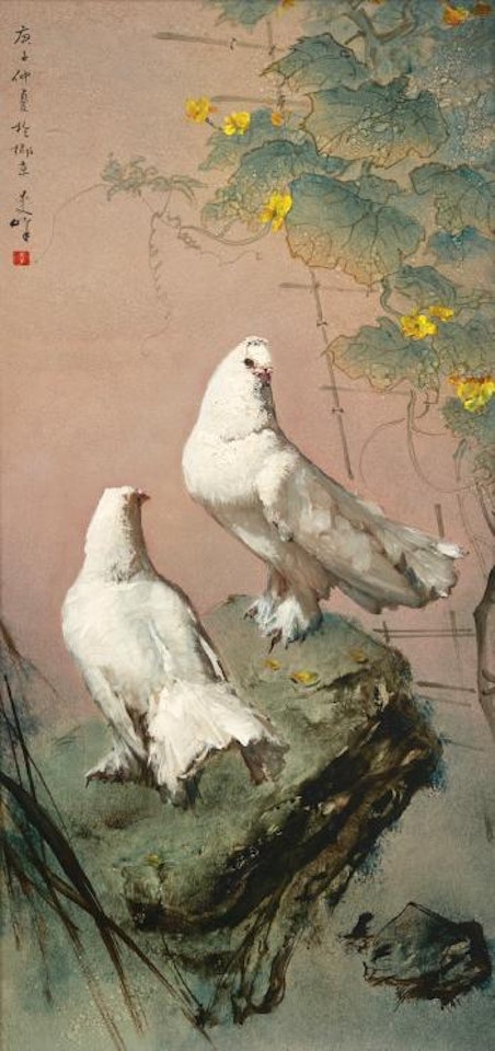 Doves by Lee Man Fong