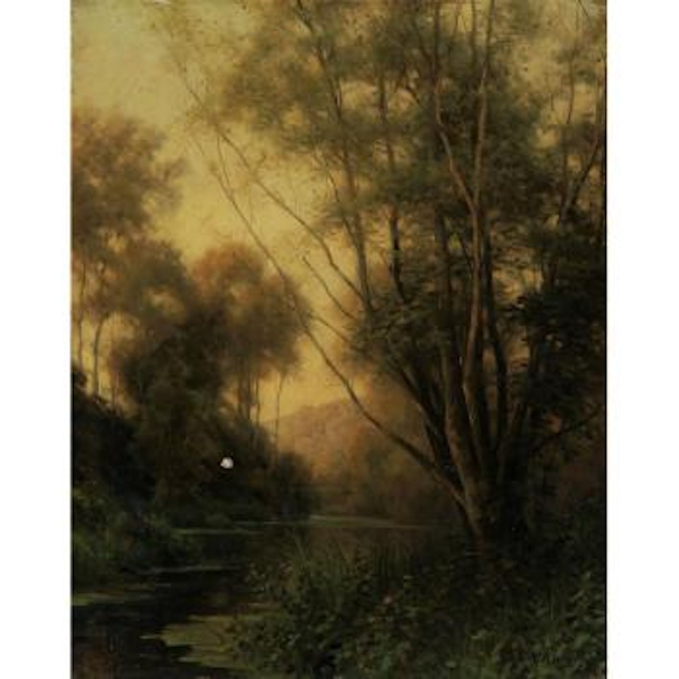 Sunset, Beaumont-le-roger by Louis Aston Knight