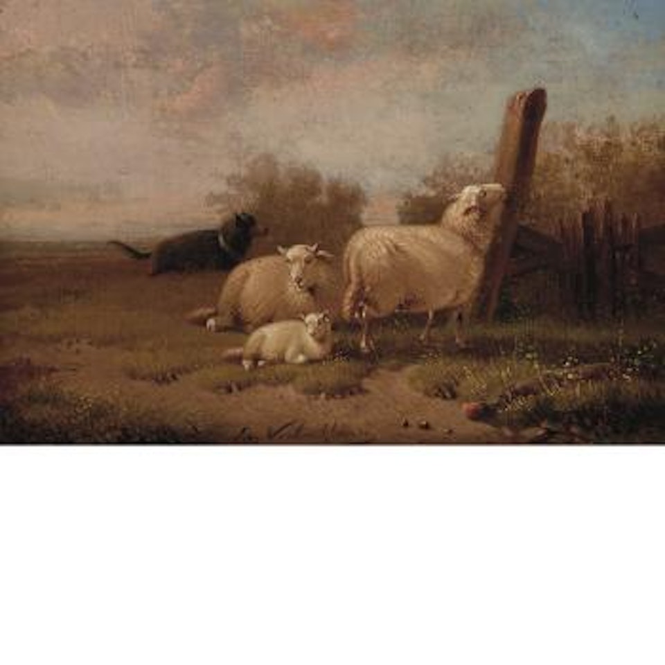 Standing guard by Eugène Joseph Verboeckhoven