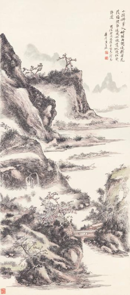 Excursions along the river by Huang Binhong