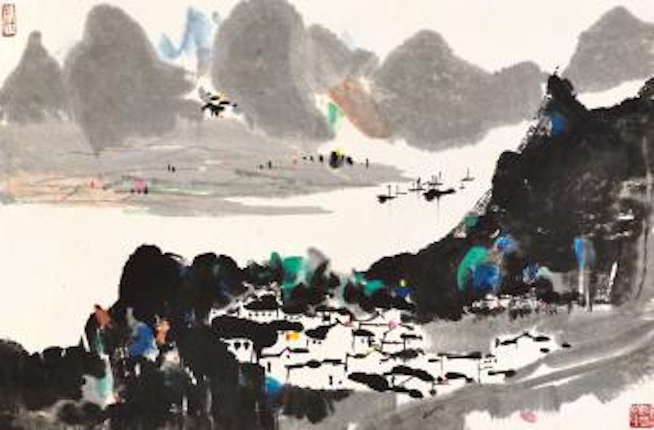 Scenery of Lijiang by Wu Guanzhong