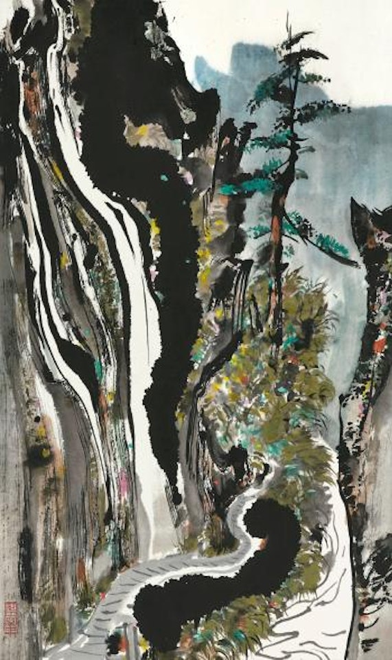 Scenery of Muli County by Wu Guanzhong