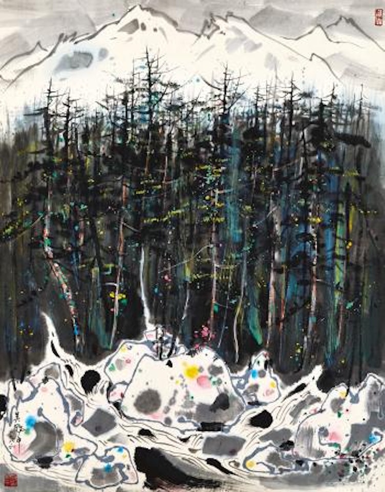 At the Foot of Mount Yulong by Wu Guanzhong
